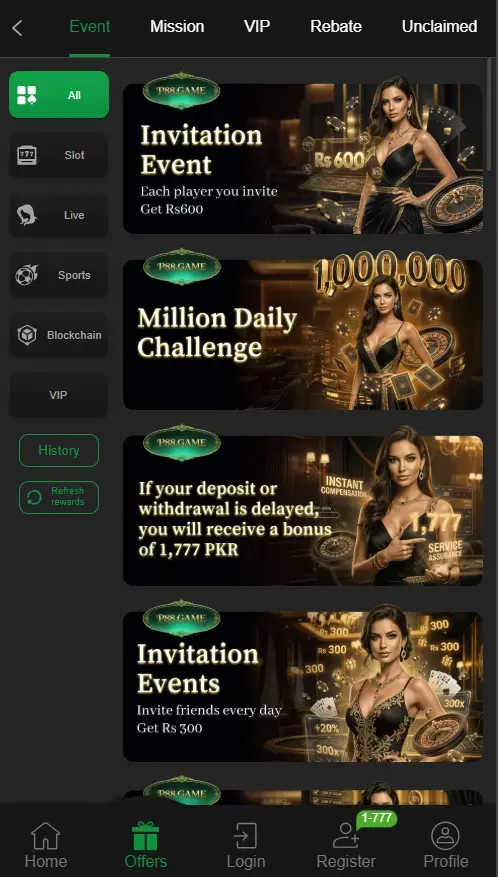 P88 Game daily Bonuses