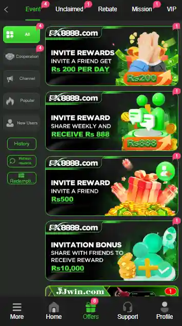 Daily bonuses in BBRS