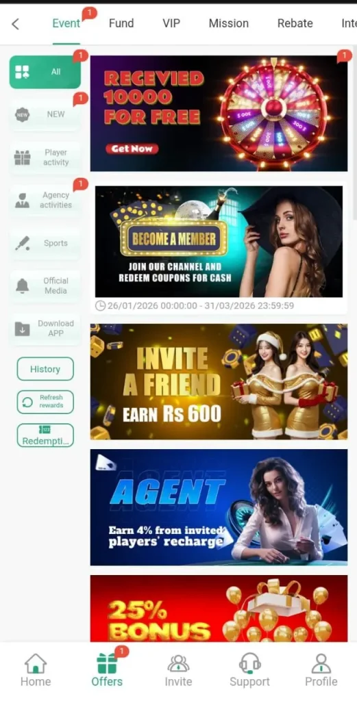 Daily bonuses in RS177 Game