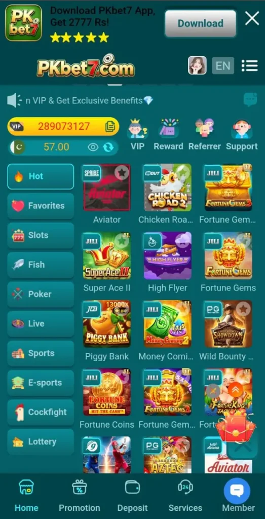 pkbet7 lobby